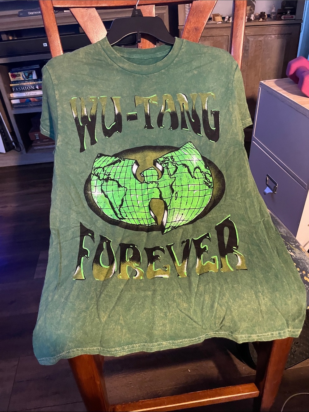 Green Graphic Wu-Tang Forever Short Sleeve Tee